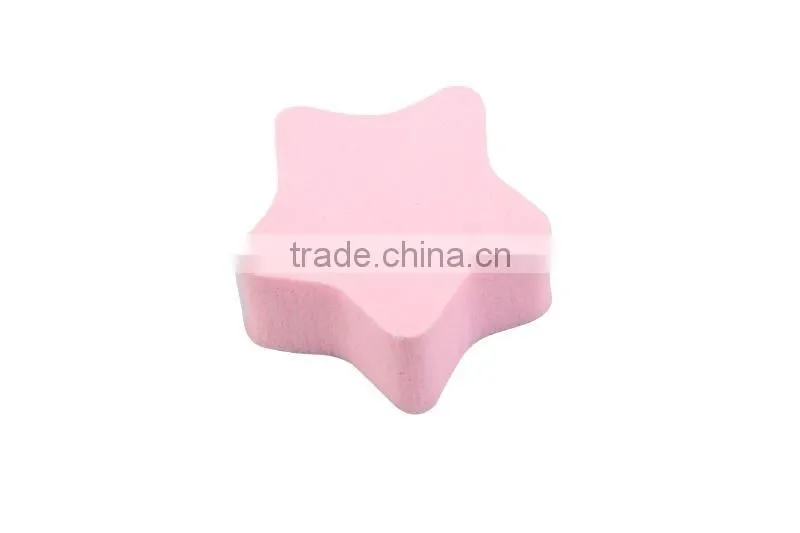 Non Buffed latex sponge NR sponge with Star shape
