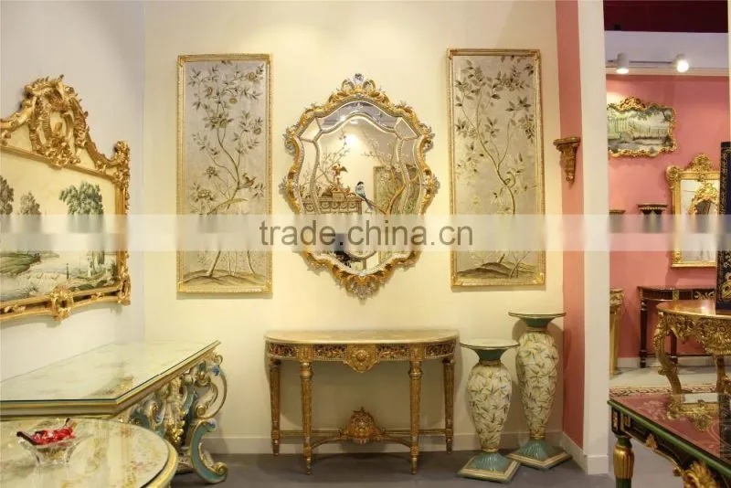 Art Deco Hand Painted Furniture Console Table For Sale