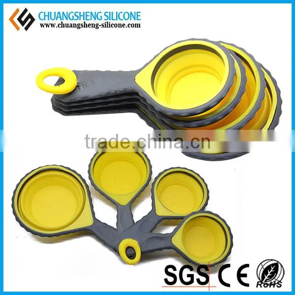 4pcs set FDA liquid and powder measure cup