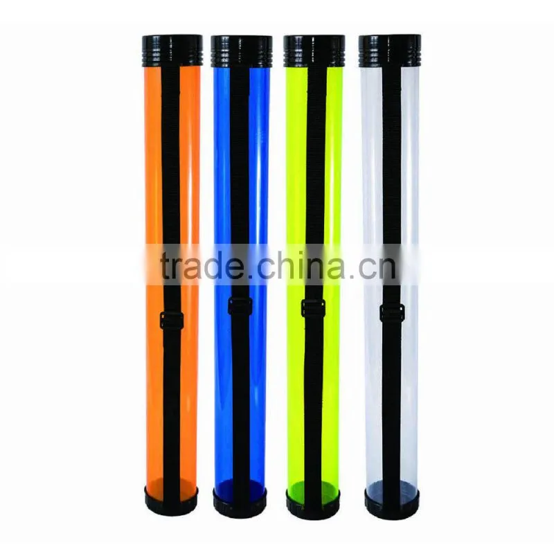 660mm transparent clear plastic student drawing tube