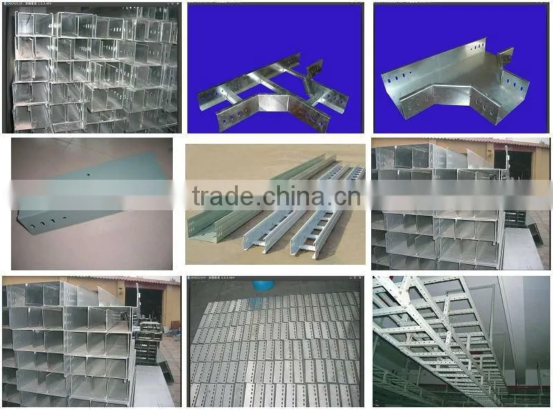 Customer reached also pre galvanized ladder size cable trunking