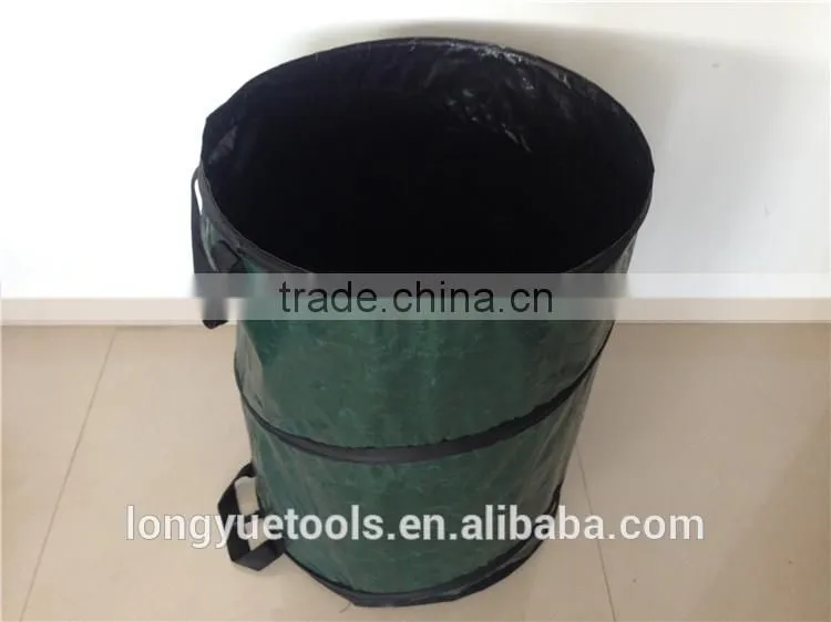 Cheap convenient PE fabric foldable bucket bag