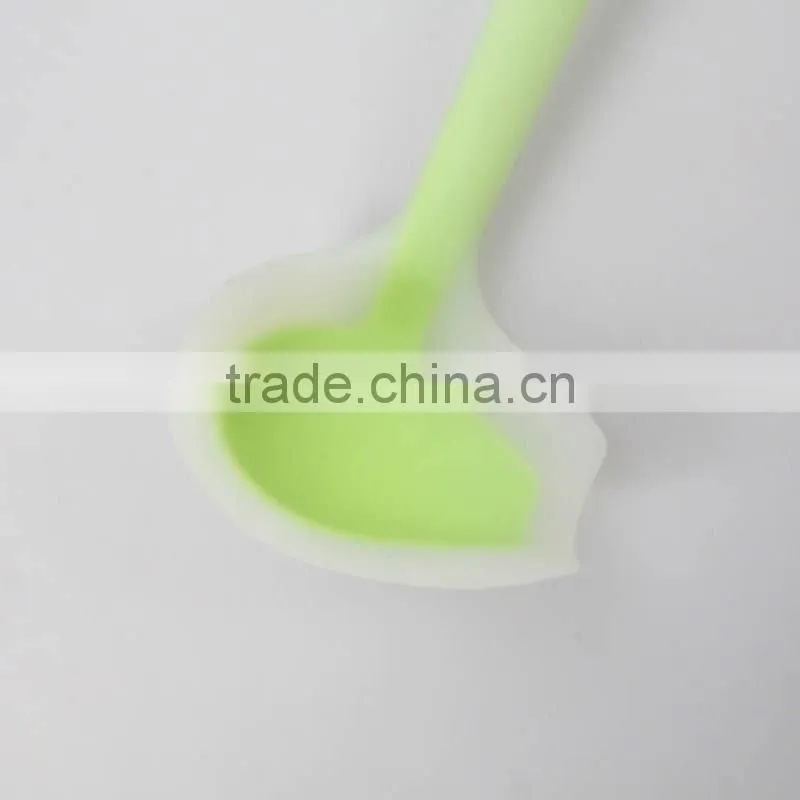 Silicone decorative serving spoons,cooling best soup spoon,custom soup spoon