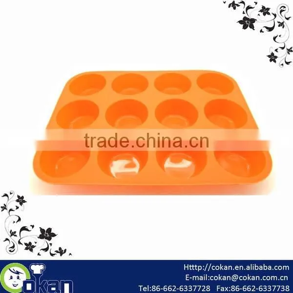 12 cups silicone baking mould CK-SL314A
