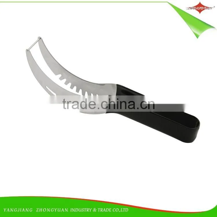 ZY-F1473 soft plastic covered handle stainless steel watermelon slicer