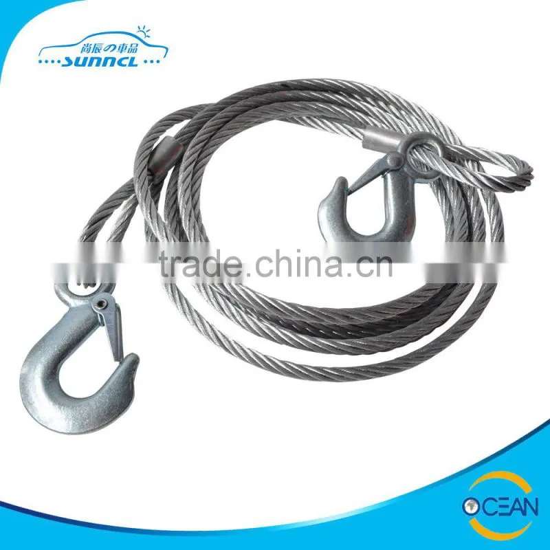 6T 4M Length Car Emergency Elastic Luggage Strap , Car Tow Rope