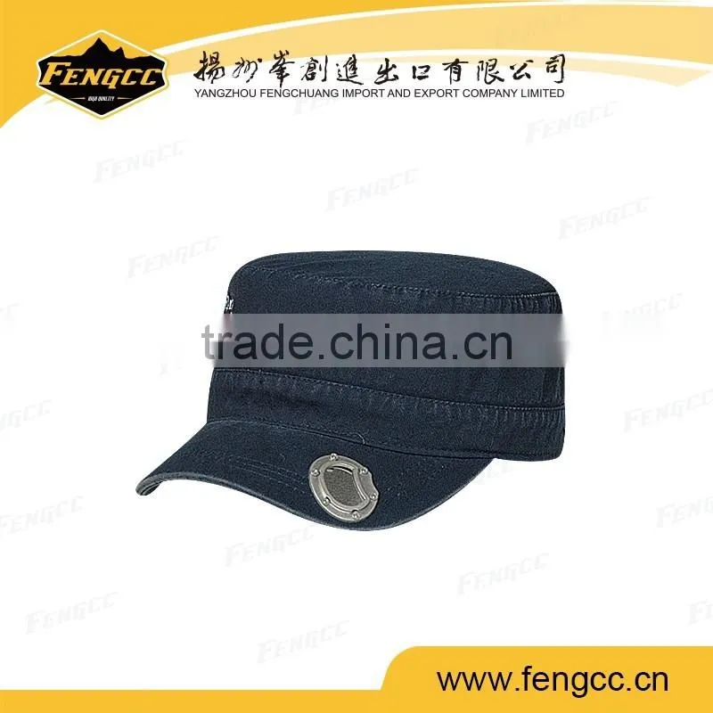 High Quality Checked Fabric Army cap/Military Cap/Army Winter Hat
