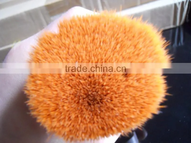 ORANGE PBT NYLON TAPERED FILAMENT FOR PAINT BRUSH BRISTLE/ ARTIST BRUSH FIBER
