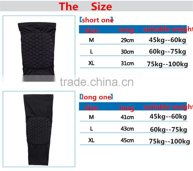 Accepted OEM and ODM fashion design knee pad hot sale,sport knee pad