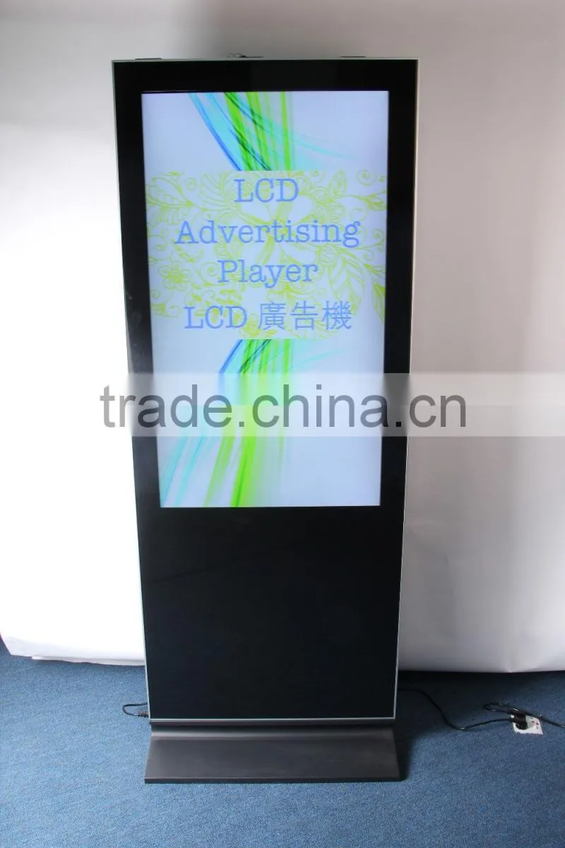 42 inch two screen full hd lcd ad player 3g/wifi/network optional advertising digital signage