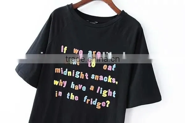 2016 summer latest fashion clothing womens custom cartoon printed dresses