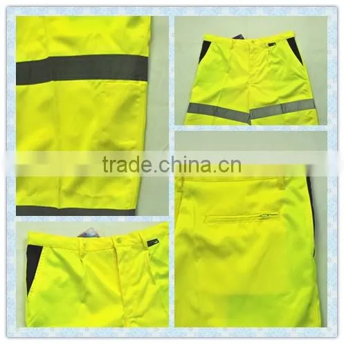 hi vis uniform reflective cargo pant men suit