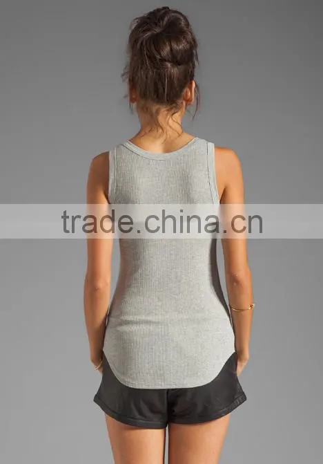 Melange Rib Tank