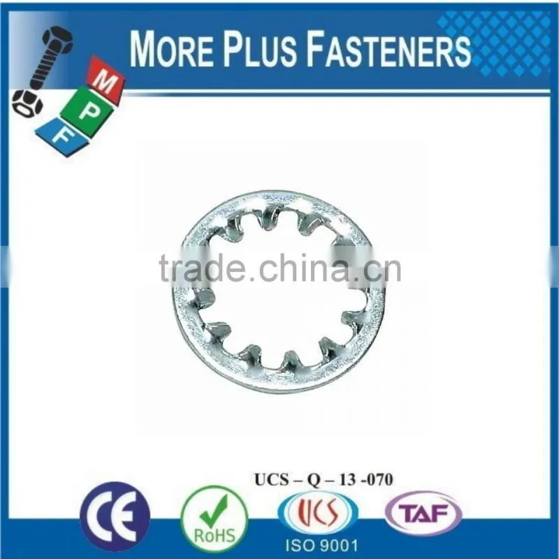 Made in Taiwan Internal Tooth Lock Washer Zinc Plated