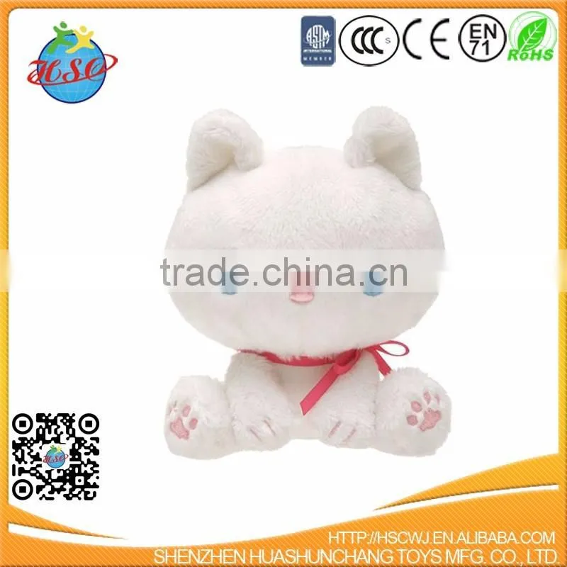 AMUSE Plush Brushy Rolly Brown and White Cuddly Hamster Animal Toy for Xmas