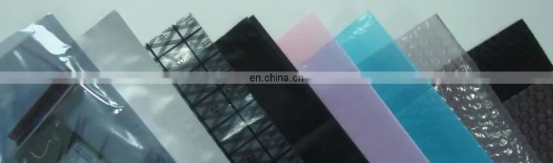 Electronic cleanroom use esd shielding bag PE Bag