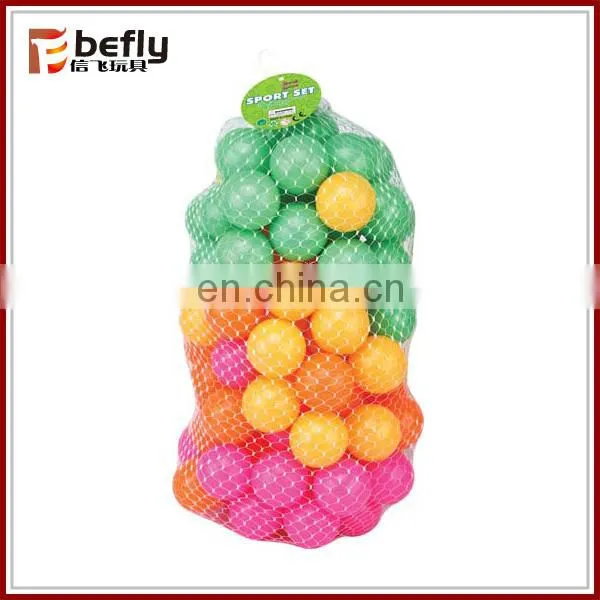 7cm 50pcs 5 color mixed PE plastic play pit balls
