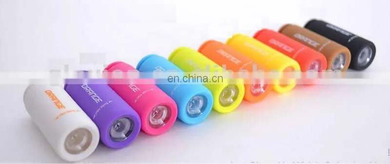 Creative item! USB rechargeable led torch light colorful portable led torch light with keychain