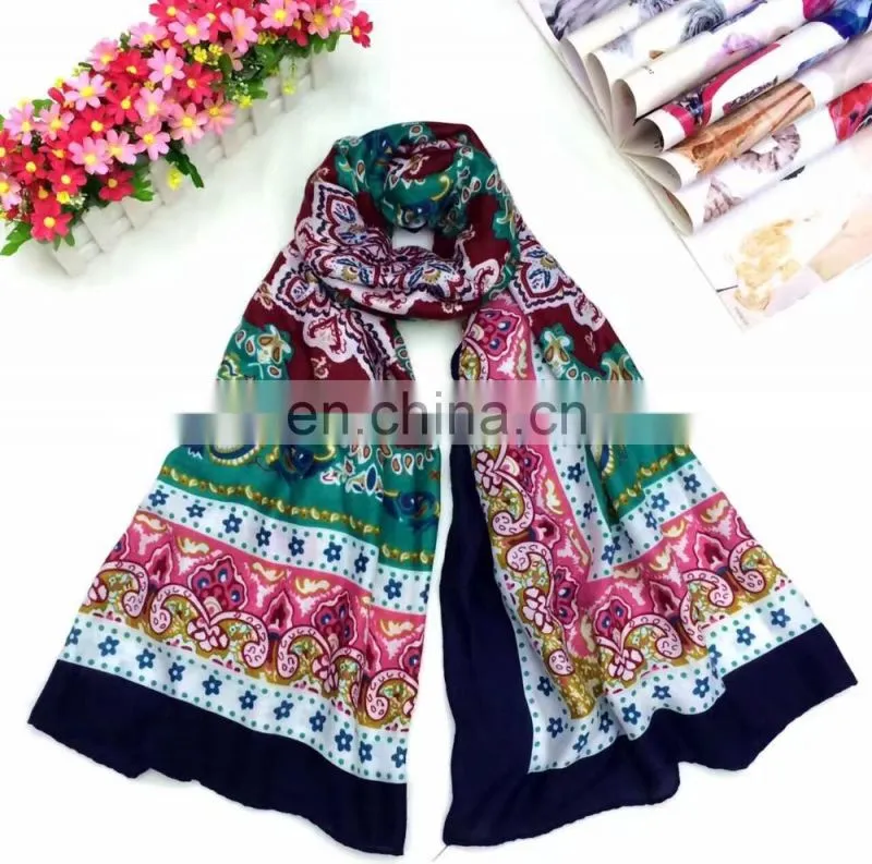 new arab printing exquisite import viscose soft scarf