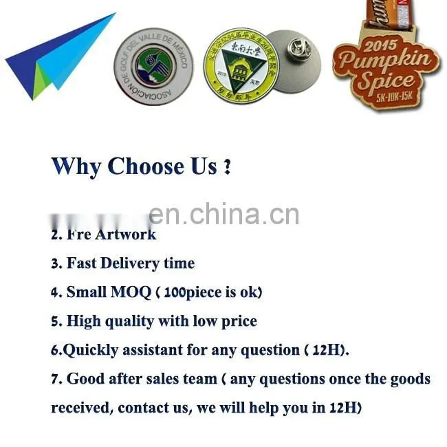 Design your own custom Metal Crafts production zinc alloy blank gold award metal sport medal with ribbon