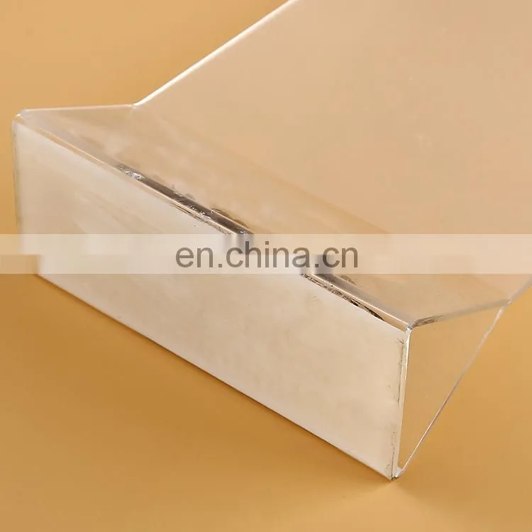 Custom table Clear Display Countertop Brochure Acrylic Holder
