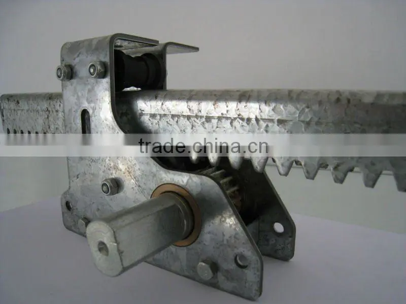 Style A shading rack & pinion for greenhouse