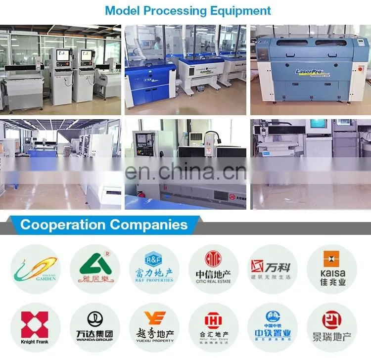Construction building layout scale model making , real estate building model