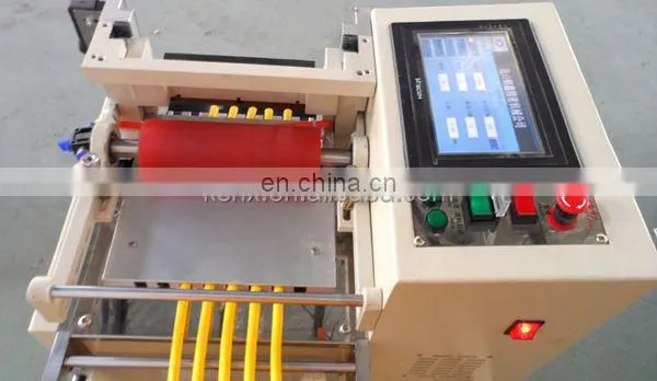 Automatic flexible pipe cutting machine with feeder for pp pipe