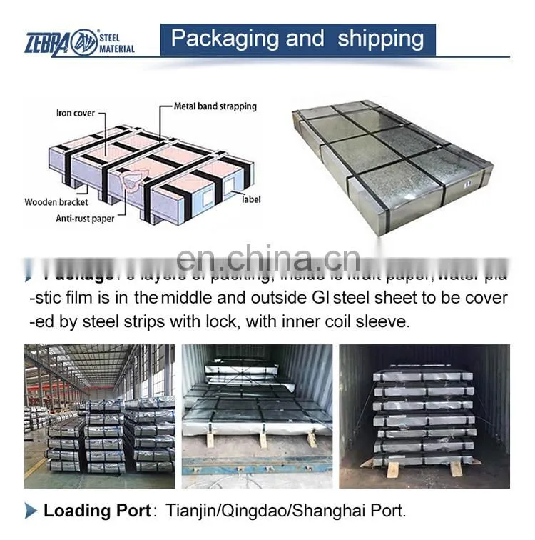 High Quality Galvanized Sheet Plate 18 Gauge Steel Galvanized Sheet Metal Price