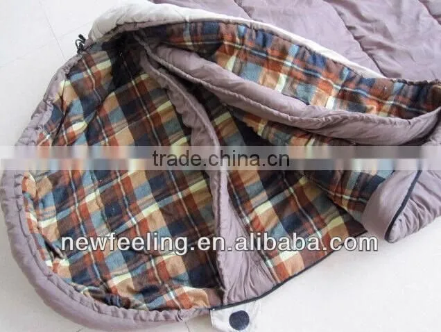 Flannel Sleeping Bag for Cold Weather