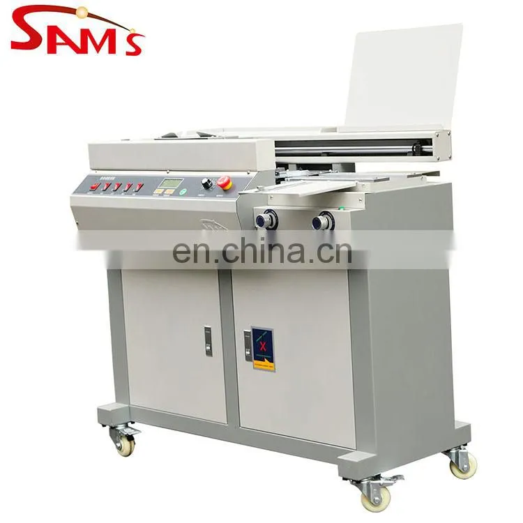 SPB-55HA3 edge binding machine automatic book binder glue perfectly for A3 paper