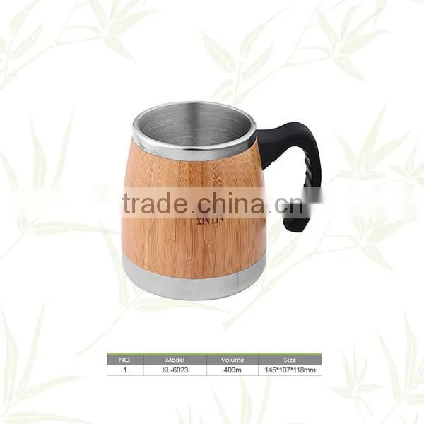 Professional 400ml bamboo cup for wholesales
