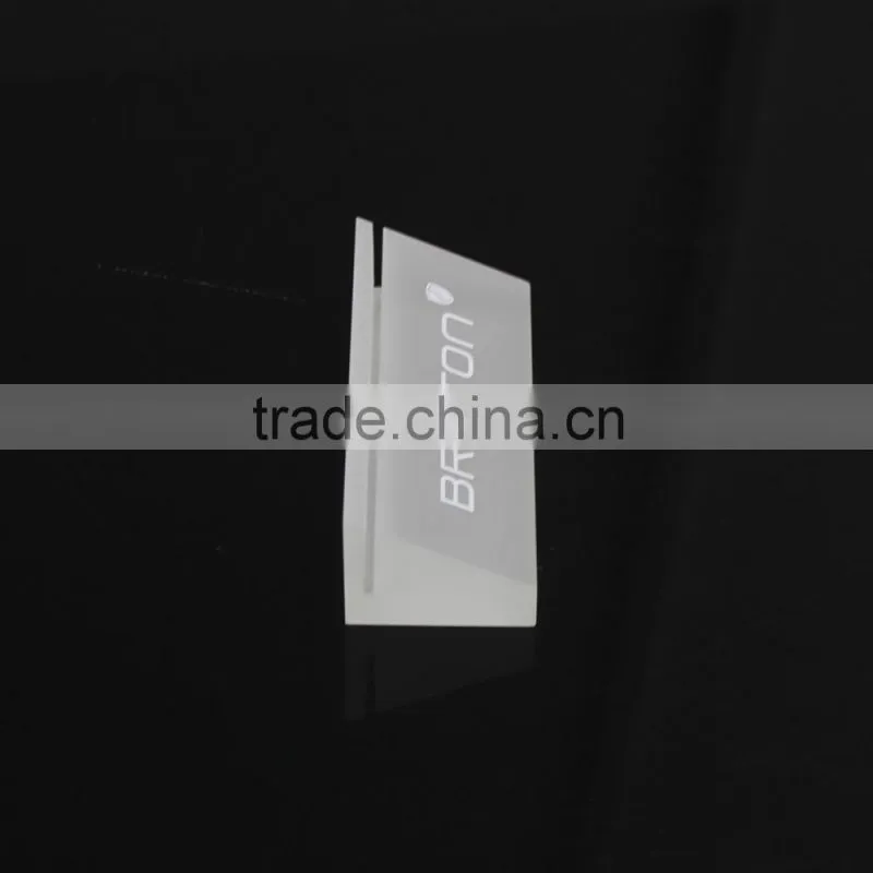Frosted Acrylic Sign Holder acrylic block sign holder