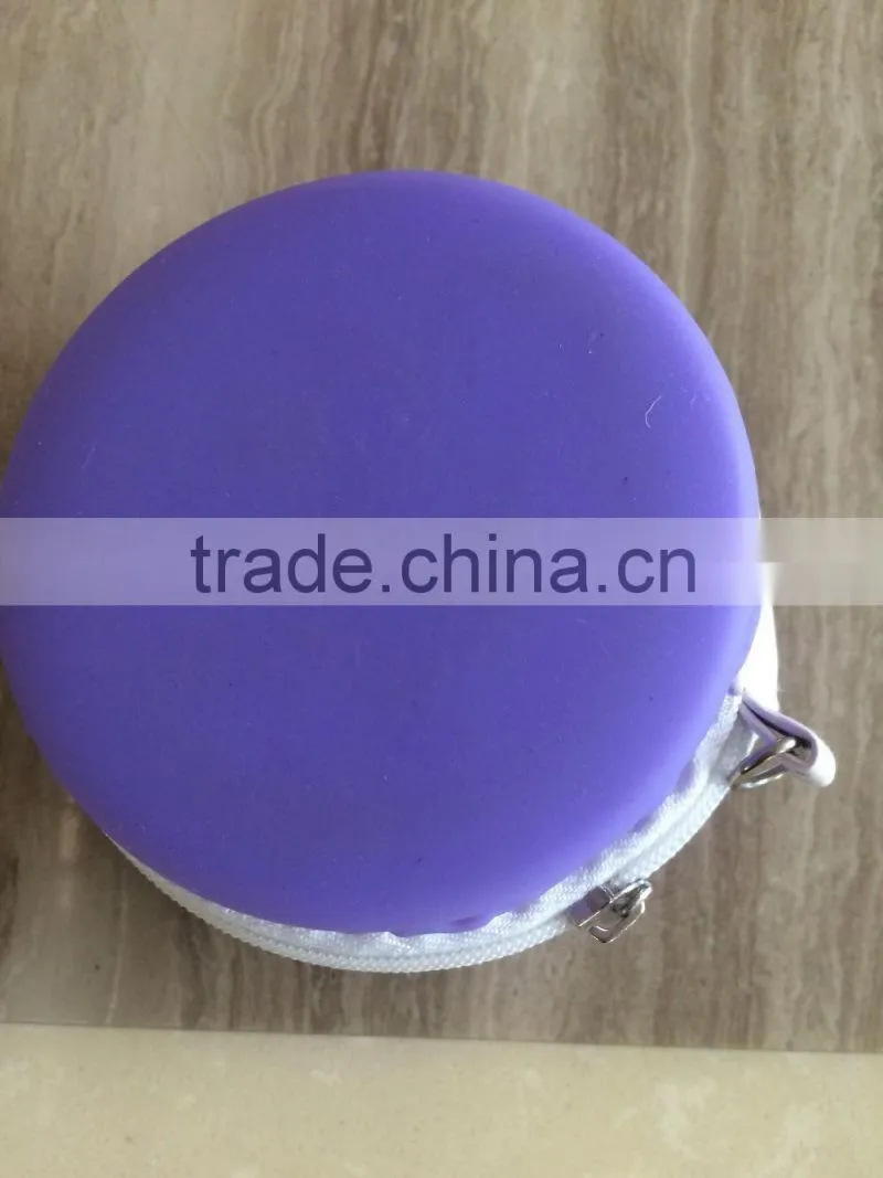 High quality Promotional Silicone Cheap Macarons Wallet