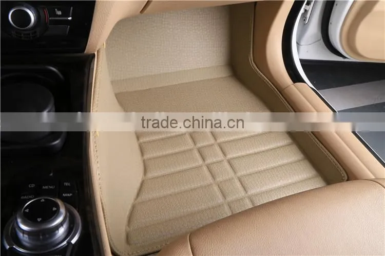 fitted car mats, waterproof floor mats, all weather floor mats beige color