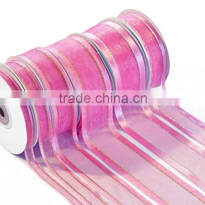 spool bind package pull ployester metallic ribbon