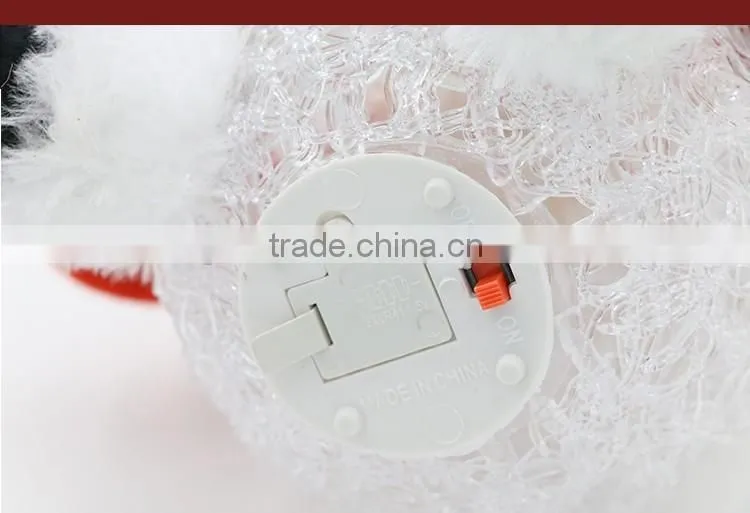 Home Decoration Gifts Toys Indoor New Year Festival Ornament Santa Claus Led Christmas Light