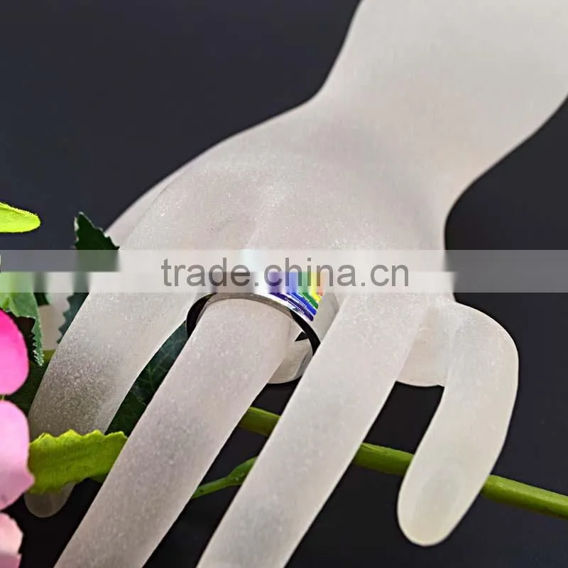 wholesale fashion jewelry custom championship rings colorful stainless steel Rings