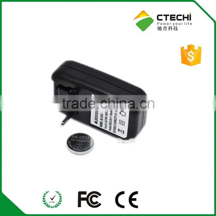 rechargeable 3V Coin cell ML2032 with solder tabs