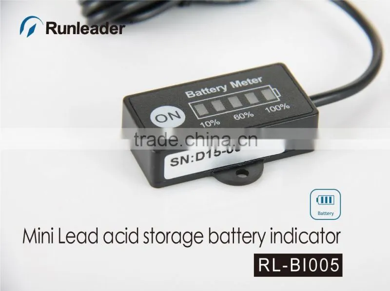 high quality runleader battery indicator for motorcycle snowmobile