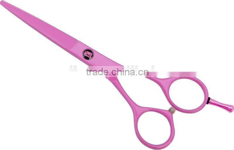 R22 Blue titanium blade and black handle hairdressing scissor