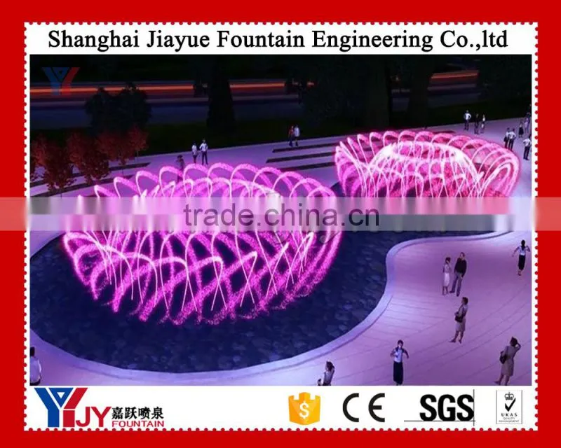 360 degree digital fountain swing nozzle