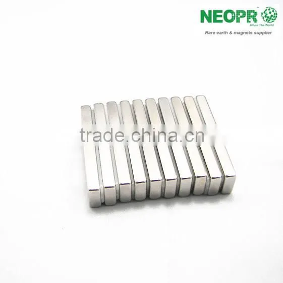 Block NdFeB Magnet with Double Countersunk Holes
