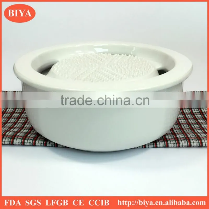 juicer porcelain orange juice drink big bowl, vegetables lapping pot, fruit grinding plate, ground dish,Grinding powder
