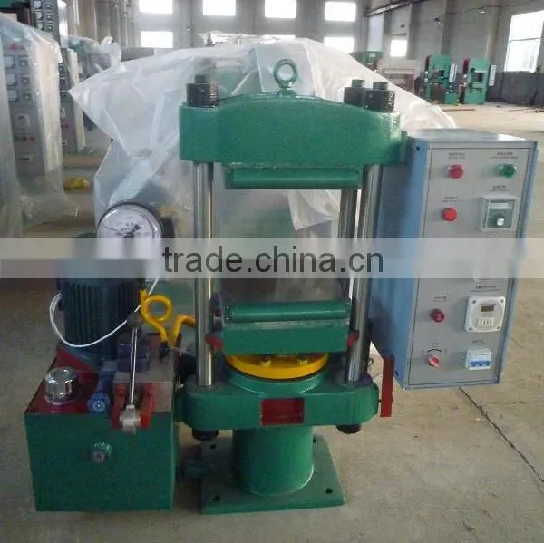 Two column type four layers rubber floor tile making machine
