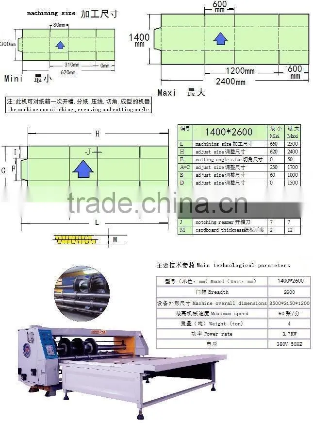 Qisheng ZK-C Automatic corrugated cardboard machine