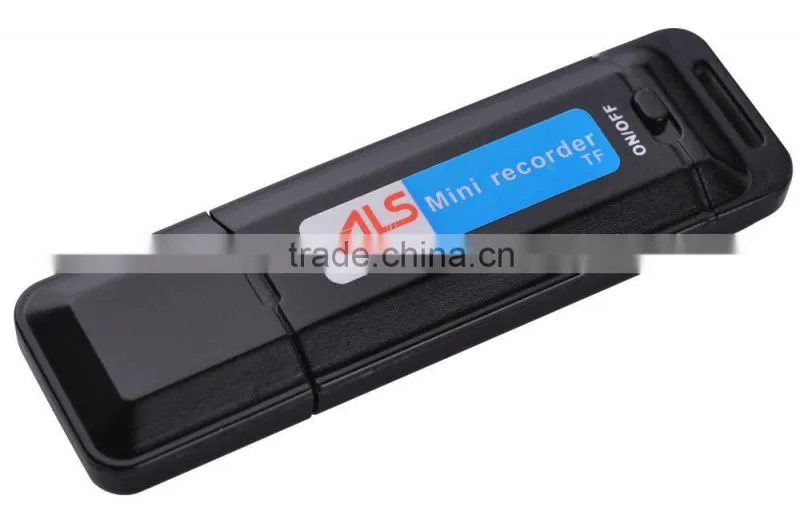 U Disk Digital Voice Recorder Pen SK1 USB Flash Drive Dictaphone Audio Recorder support TF Card Slot black & white