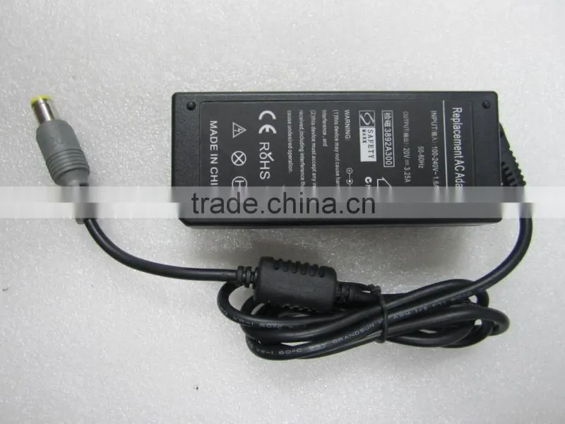 rohs ac adapter for IBM/LENOVO 65W 20V 3.25A 7.9*5.5mm