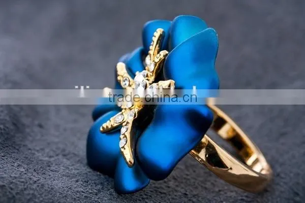 Latest gold starfish ring designs jewelry wholesale china