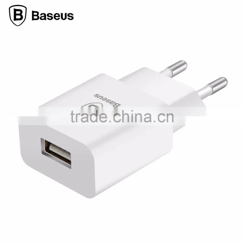 BASEUS 2.1A Fast Charging Single USB Travel Charger Adapter For iPhone SE/6/6S Travel Charger Adapter EU Plug For SamsungTB-0222